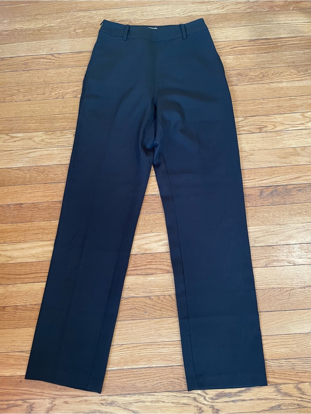 Danielle Guizio Black Tailored Silhouette Trousers High Waist Ankle Pants M